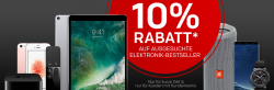 10% Rabatt ohne MBW auf Elektronik-Bestseller bei Rakuten.de bis zum 19,10.2017
