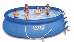 Amazon: Intex Aufstellpool Easy Pool Set Ø 457 x 107 cm für nur 108,83 Euro statt 189,40 Euro bei Idealo