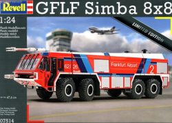 Amazon: Revell GFLF Simba 8×8 Löschfahrzeug Modellbausatz im Maßstab 1:24 für nur 49,99 Euro statt 69,95 Euro bei Idealo
