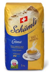 Amazon: Schümli Crema Ganze Kaffeebohnen, 1kg für 9,74 Euro [ Idealo 14,79 Euro ]