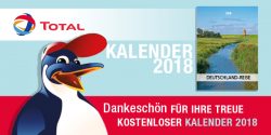 Kostenloser TOTAL Kalender 2018 Deutschland-Reise
