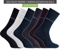 Outlet46: 3er Pack Pierre Cardin Business-Socken für nur 0,99 Euro statt 10,99 Euro bei Idealo