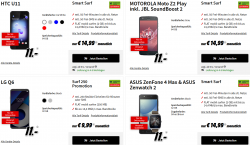 11 Handytarife mit je 11 € Zuzahlung für versch. Smartphones oder Tablets (zum Teil mit effektiven Gewinn) @Media-Markt