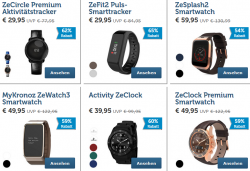 Bis zu 65% Rabatt auf Mykronoz Aktivitätstracker und Smartwatches im Flash-Sale @iBOOD z.B. Activity Android/iOS ZeClock für 45,90 € (74,99 € Idealo)