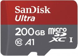 Redcoon und Mediamarkt: SANDISK Ultra 200 GB Micro-SD Speicherkarte für nur 49 Euro statt 79,99 Euro bei Idealo