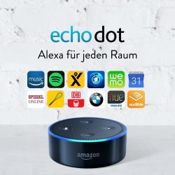 Amazon Echo Dot (2. Generation) in schwarz oder weiß für 29,99 € (34,99 € Idealo) @Amazon