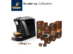 Mediamarkt: TCHIBO CAFISSIMO Tuttocaffè Nero inkl. 100 Kapseln Kapselmaschine für nur 39 Euro statt 68,73 Euro bei Idealo