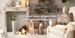 Mömax: 50% Rabatt auf den gesamten Weihnachtsmarkt mit Gutschein ohne MBW