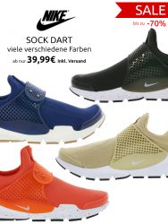 Outlet46: Verschiedene NIKE Sock Dart Sneaker ab 39,99 Euro statt 104,99 Euro bei Idealo