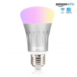 Amazon: Eecoo wifi smart LED Lampe E27 für 13,99 Euro statt 18,99 Euro dank Gutschein-Code