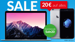 Asgoodasnew.com: 20€ Rabatt auf Alles (100€ MBW) und 25€ auf alle iPadPro Tablets