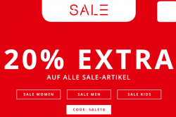 Esprit – 20% Extrarabatt auf alle reduzierten Sale-Artikel durch Gutscheincode (kein MBW)