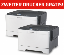 Office-Partner – LEXMARK CS417dn Farblaser-Drucker einen kaufen und zweiten gratis dazu für 139€ (228€ PVG)