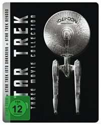 Amazon: Star Trek – Three Movie Collection – Steelbook [Blu-ray] für 17,97 Euro [ Idealo 41,49 Euro ]