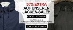 Jeans Direct – Bis zu 70% Rabatt auf Jacken im Sale + 30% Extrarabatt durch Gutscheincode (kein MBW)