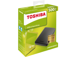 Mediamarkt: TOSHIBA 500 GB Canvio Basics Externe Festplatte für nur 35 Euro statt 50,98 Euro bei Idealo