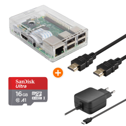 Notebooksbilliger – Raspberry Pi 3 Multimedia Bundle Model B Gehäuse + Netzteil + SanDisk 16GB Ultra microSD + HDMI-Kabel für 53,98€ (88,56€ PVG)