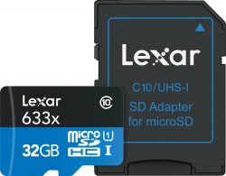 Amazon, Media Markt und Redcoon – Lexar High-Performance microSDHC 633x 32GB Speicherkarte ab 11€ (22,65€ PVG)
