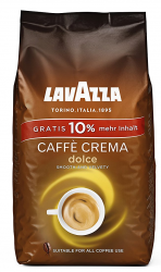 Amazon und Saturn: Lavazza Caffe Crema Dolce mit 10% mehr Inhalt, 1er Pack (1 x 1.1 kg) für nur 9,99 Euro statt 13,99 Euro bei Idealo