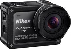 Nikon KeyMission 170 Action Cam mit Bildstabilisator, WLAN, NFC, 4K/UHD3 für 199 € (299 € Idealo) @Saturn