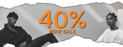 40% Rabatt auf alle Nike Artikel + kostenloser Versand + 5€ Newsletter Gutschein @MySportsWear
