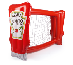 Gratis Aufblasbares Tor beim Kauf von 2x Heinz Produkten oder einem Multi-Pack sichern
