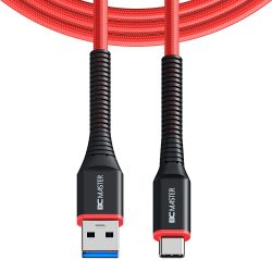 Amazon: 2m langes USB 3.0 Kabel (Typ C) mit Nylon Hülle für 3,90 Euro statt 12,99 Euro