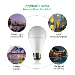 Amazon: CO-Z LED Lampe 7W E26/E27 mit Dämmerungssensor mit Gutschein für nur 3 Euro statt 9,99 Euro