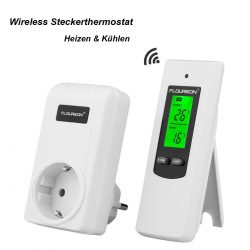 Amazon: FLOUREON Thermostat Wireless RF Stecker Heizkörperthermostat mit Gutschein für nur 9,99 Euro statt 19,98 Euro