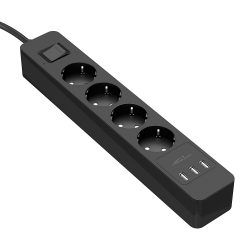 Amazon: KabelDirekt 4-fach Steckdosenleiste (mit 3-fach USB Ladegerät, 1,5 m, max. 4,8A) für 13,79 Euro mit Gutschein