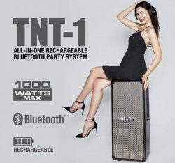iDance TNT-1 1000 Watt Bluetooth Lautsprecher im AC/DC Design für 258,90 € (379,95 € Idealo) @iBOOD