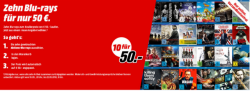 MediaMarkt: 10 Blu-ray für 50 Euro