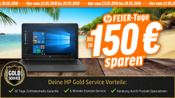 HP-Feiertage mit bis zu 150 Euro Rabatt wie z.B. das HP 250 G6 SP Business Notebook für nur 307,99€ statt 394,99€ bei Idealo @Notebooksbilliger