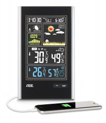 ADE Wet­ter­sta­ti­on WS 1600 mit Au­ßen­sen­sor für 49,98€ inklusive Versand / PVG 65,10€ @voelkner