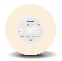 Amazon – Medion Wake-up Light Lichtwecker mit Radio für 19,99€ (29,99€ PVG)