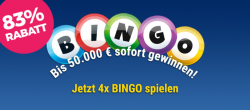 Tipp24: 4x Bingo für nur 0,99 Euro statt 6 Euro (auch Bestandskunden)