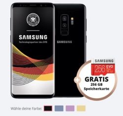 Volltreffer-Aktion: Samsung Galaxy S9+ für 79€ inkl. gratis 256GB SK & Vodafone 6GB Allnet-Flat für 29,99€ mtl. @sparhandy