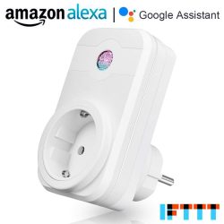 Amazon: ANOOPSYCHE Smart WLAN Steckdose für Amazon Alexa/Google Home/IFTTT, IOS Android mit Gutschein für nur 7,50 Euro statt 14,99 Euro