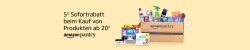 Amazon Pantry – 5 € Sofortrabatt beim Kauf von Produkten ab 20 € / Nur für Prime Kunden gültig