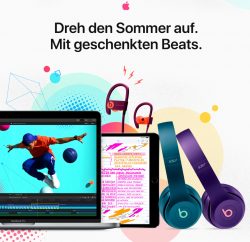 @Apple: Für Studenten von Juli bis Oktober 18: bei Kauf von Mac oder iPad Pro bis 328€ sparen und Beats Solo3 Wireless dazu bekommen