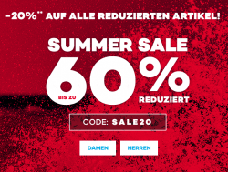 Planet-Sports: Bis zu 60% Rabatt im Summer Sale + 20% Extrarabatt mit Gutschein ohne MBW