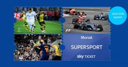 Sky End of Season Special: Supersport Ticket für 9,99 € mtl statt 29,99 € nur für Neukunden