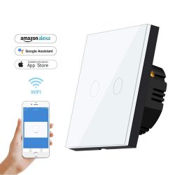 Amazon: Bagotte 2 Fach Wlan Touch Lichtschalter mit Gutschein für nur 10,99 Euro statt 21,99 Euro