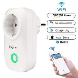 Amazon: Bagotte Smart Plug Wifi Steckdose mit Amazon Alexa und Google Home Sprachsteuerung mit Gutschein für nur 6,75 Euro statt 14,99 Euro