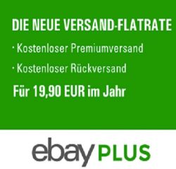 Ebay Plus Mitglied für 19,90 Euro werden und 30 Euro Ebay Gutschein erhalten