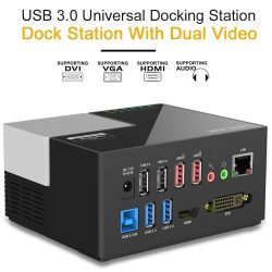 WAVLINK USB 3.0 Laptop Docking Station für 86,68 € (120,18 € Idealo) @Amazon