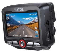 Amazon: NATOL 1080P Full HD Dashcam mit Nachtsicht, 170º Weitwinkel, Loop-Aufnahme, G-Sensor und Bewegungserkennung für nur 19,60 Euro statt 48,99 Euro