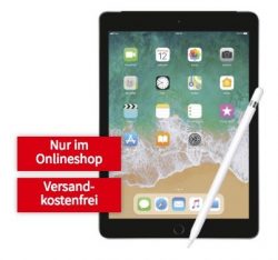 APPLE iPad 2018 & Apple Pencil für 49€ + Vodafone 5GB LTE-Flat für 19,99€ mtl.@MediaMarkt