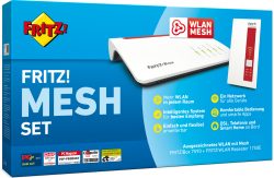 AVM Fritz Mesh Set mit Fritz Box 7590 + WLAN Repeater 1750E für 235,28 € (264,99 € Idealo) @Amazon