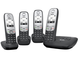 Gigaset A415A Quattro Schnurlostelefon mit 4 Mobilteilen und AB für 69 € (99,98 € Idealo) @Media-Markt